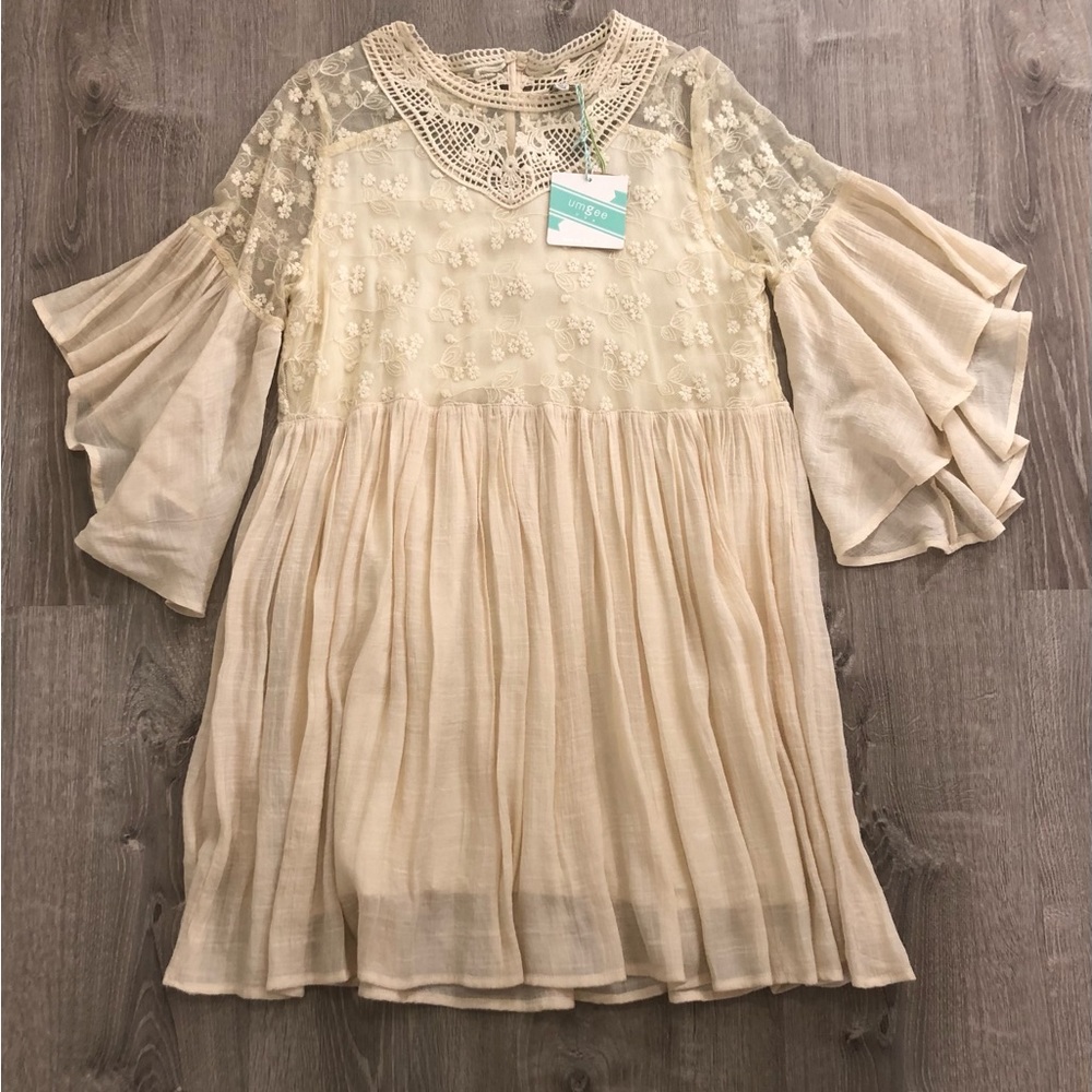 Umgee gorgeous boho dress, NWT medium
